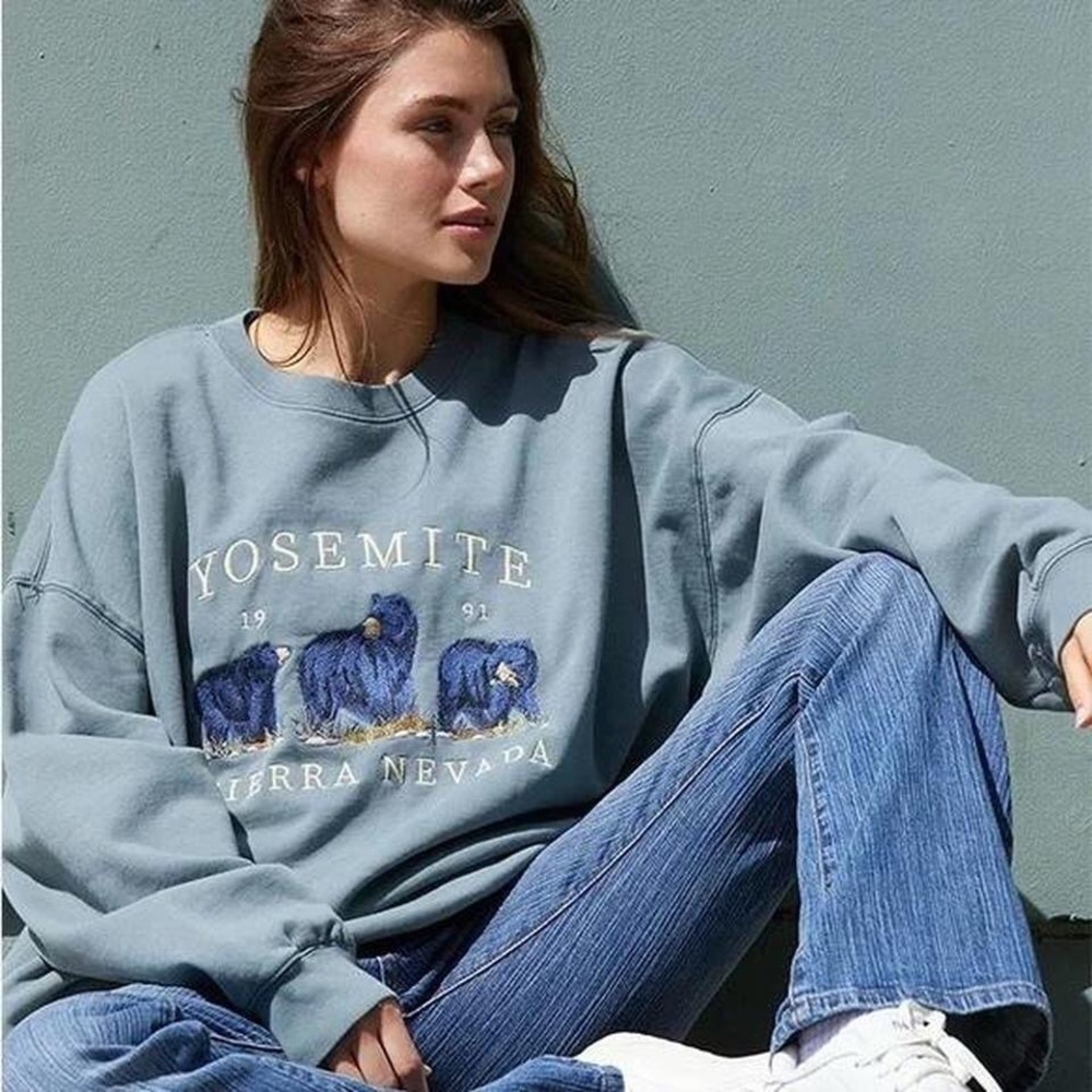 Brandy Melville Yosemite Sierra Nevada Sweatshirt - Picture 3 of 6
